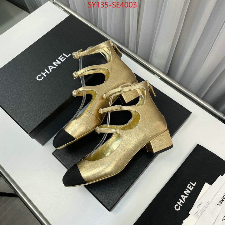 Women Shoes-Chanel,high quality replica designer , ID: SE4003,$: 135USD