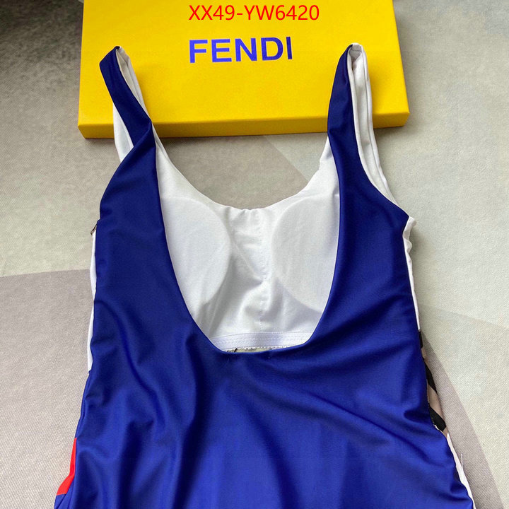 Swimsuit-Fendi,fashion replica , ID: YW6420,$: 49USD