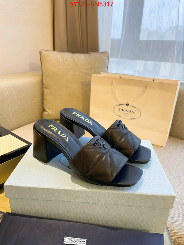 Women Shoes-Prada,we curate the best , ID: SN8317,$: 125USD