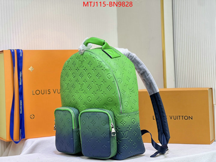LV Bags(4A)-Backpack-,replicas ,ID: BN9828,$: 115USD