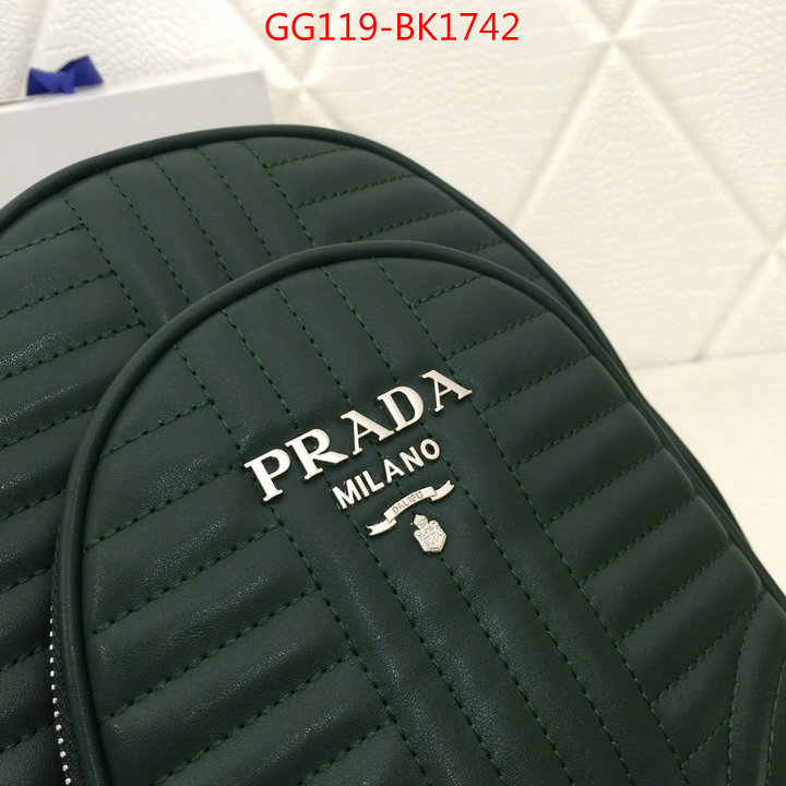 Prada Bags(4A)-Backpack-,from china 2023 ,ID: BK1742,$:119USD