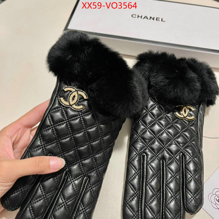 Gloves-Chanel,top quality fake , ID: VO3564,$: 59USD