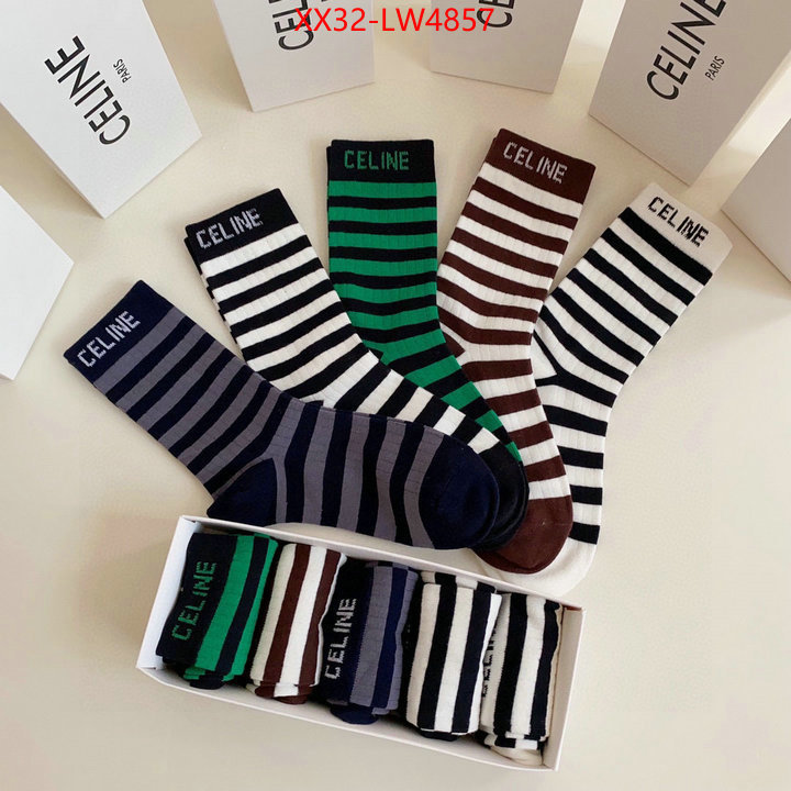 Sock-CELINE,where to buy replicas , ID: LW4857,$: 32USD