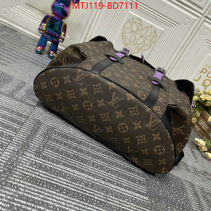 LV Bags(4A)-Backpack-,2023 replica ,ID: BD7111,$: 119USD
