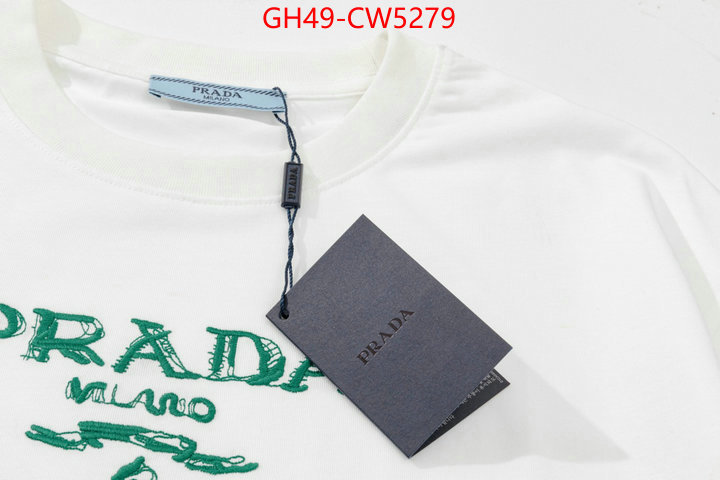 Clothing-Prada,1:1 replica , ID: CW5279,$: 49USD