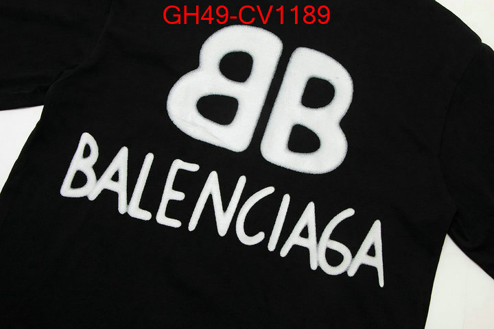 Clothing-Balenciaga,aaaaa , ID: CV1189,$: 49USD