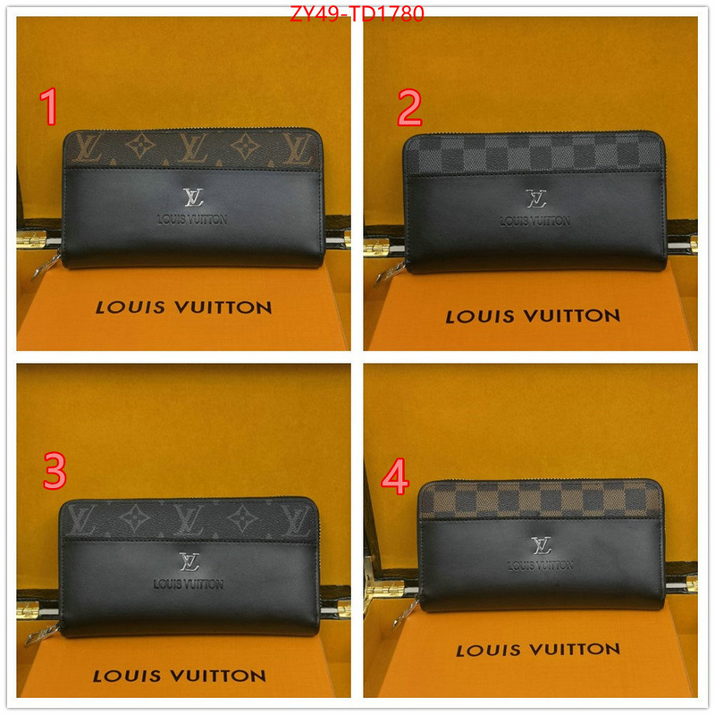 LV Bags(4A)-Wallet,ID: TD1780,$: 49USD