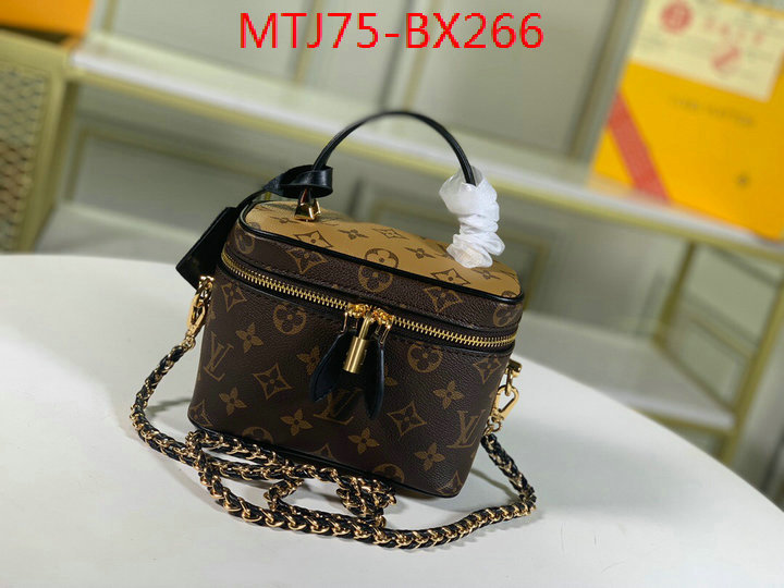 LV Bags(4A)-Vanity Bag-,wholesale ,ID: BX266,$: 75USD