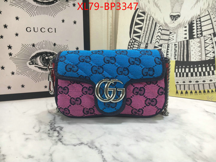 Gucci Bags(4A)-Marmont,2023 replica wholesale cheap sales online ,ID: BP3347,$: 79USD