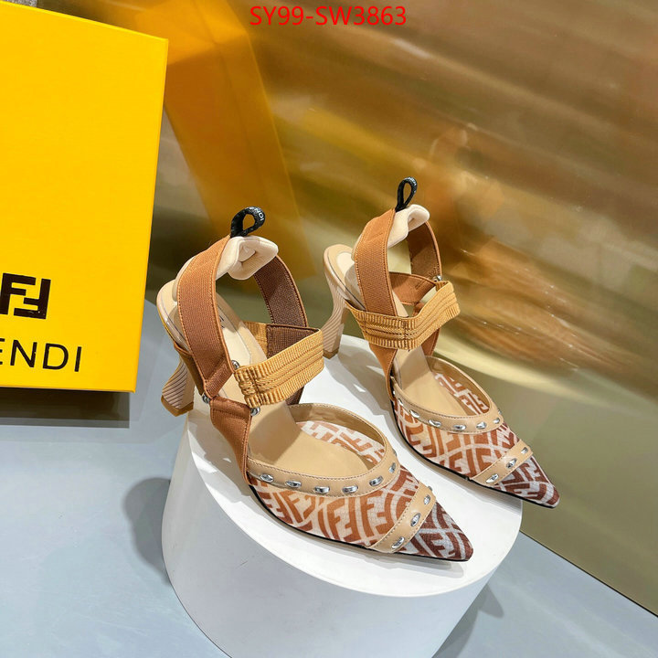 Women Shoes-Fendi,fashion replica , ID: SW3863,$: 99USD