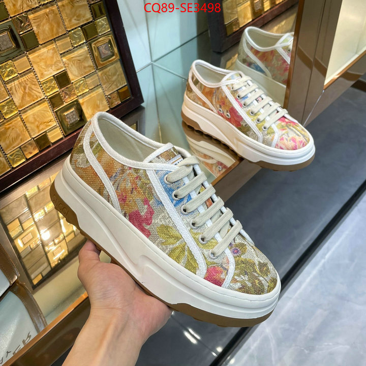 Women Shoes-Gucci,fake aaaaa , ID: SE3498,$: 89USD