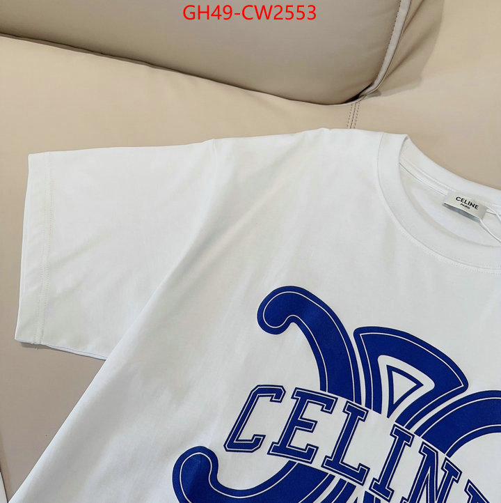 Clothing-Celine,2023 replica wholesale cheap sales online , ID: CW2553,$: 49USD