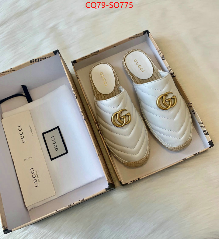 Women Shoes-Gucci,top fake designer , ID: SO775,$: 79USD