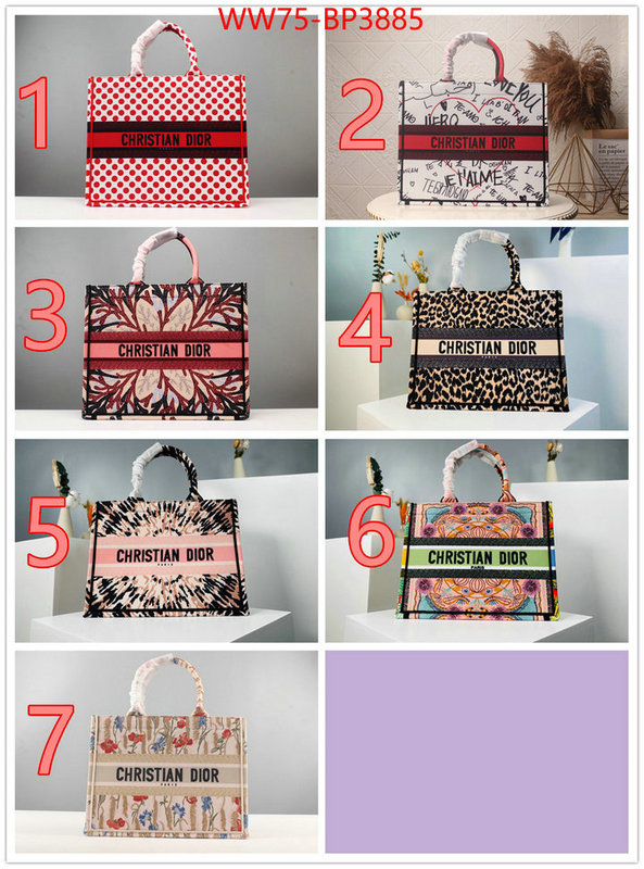 Dior Bags(4A)-Book Tote-,ID: BP3885,$: 75USD