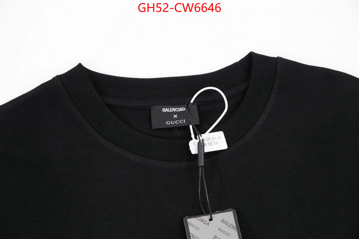 Clothing-Gucci,designer high replica , ID: CW6646,$: 52USD