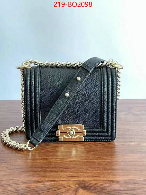 Chanel Bags(TOP)-Le Boy,ID: BO2098,$: 219USD