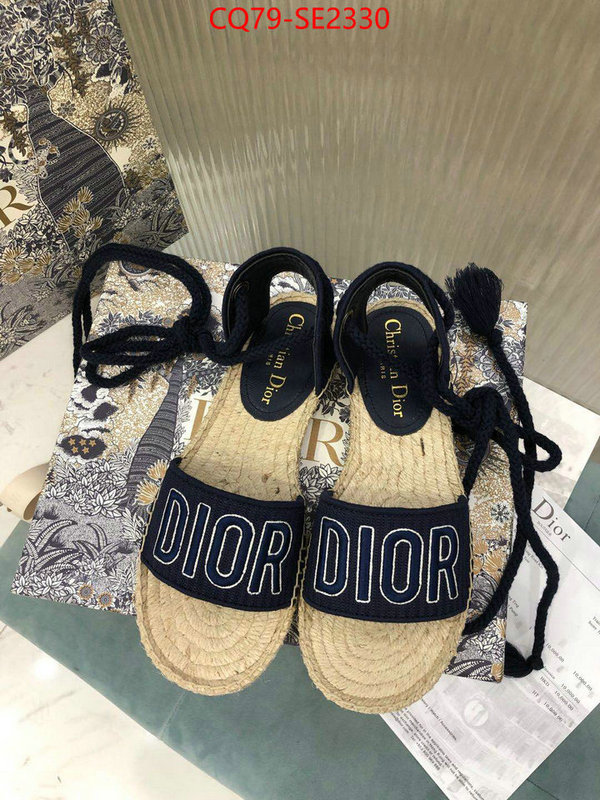 Women Shoes-Dior,top 1:1 replica , ID: SE2330,$: 79USD