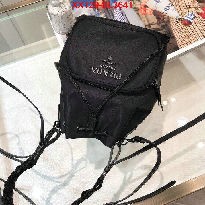 Prada Bags(TOP)-Backpack-,ID: BL3641,$: 129USD