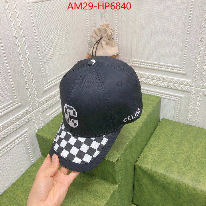 Cap (Hat)-Celine,mirror copy luxury , ID: HP6840,$: 29USD