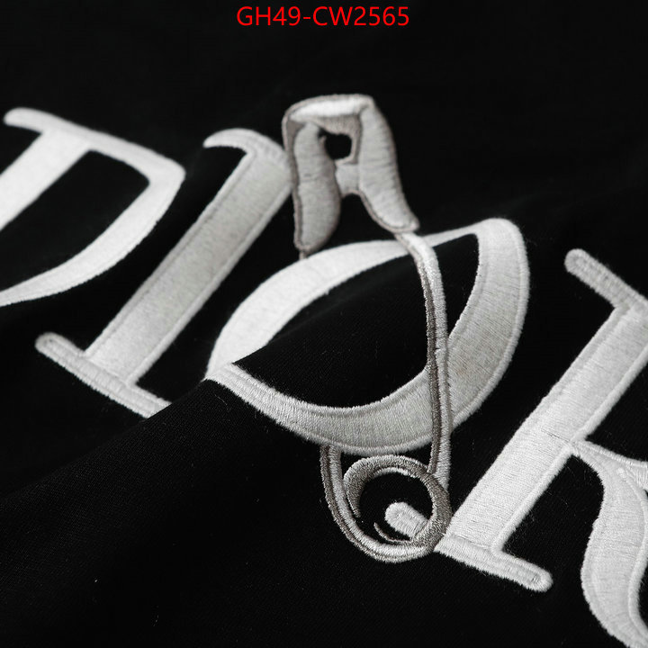 Clothing-Dior,replica 2023 perfect luxury , ID: CW2565,$: 49USD