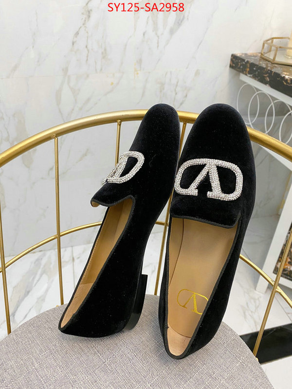 Women Shoes-Valentino,high end designer , ID:SA2958,$: 125USD