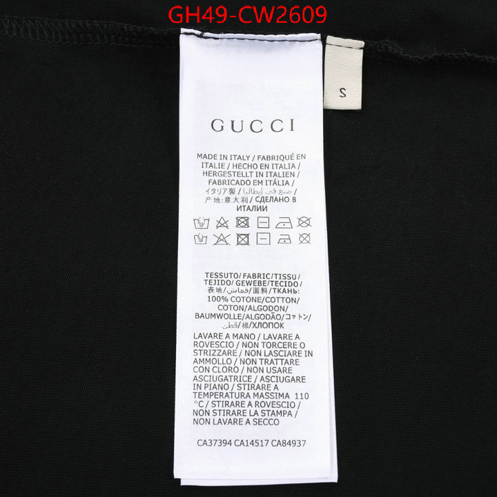 Clothing-Gucci,is it illegal to buy dupe , ID: CW2609,$: 49USD