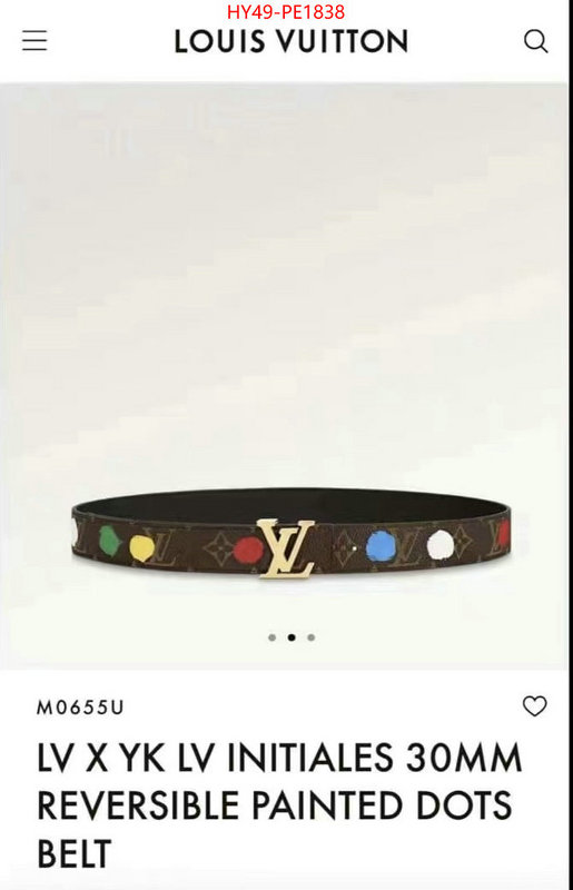 Belts-LV,replica for cheap , ID: PE1838,$: 49USD