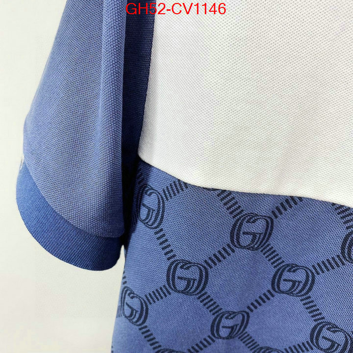 Clothing-Gucci,aaaaa+ replica designer , ID: CV1146,$: 52USD