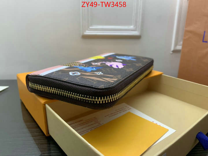 LV Bags(4A)-Wallet,wholesale 2023 replica ,ID: TW3458,$: 49USD