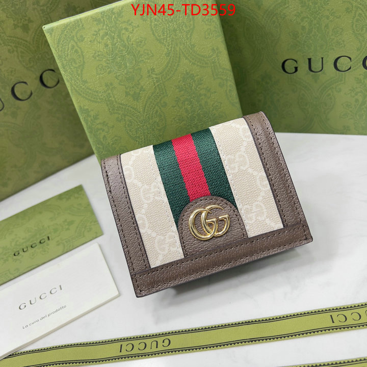 Gucci Bags(4A)-Wallet-,best replica ,ID: TD3559,$: 45USD