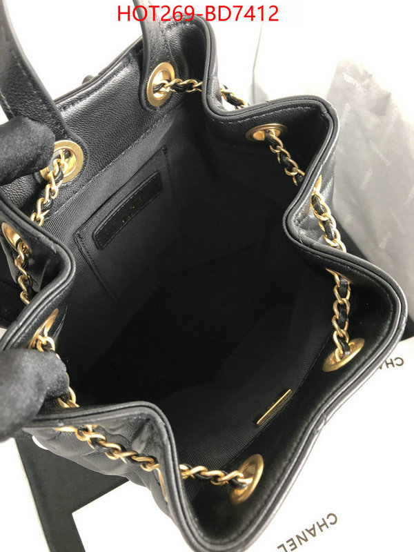 Chanel Bags(TOP)-Backpack-,ID: BD7412,$: 269USD