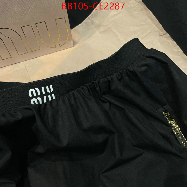Clothing-MIU MIU,high quality perfect , ID: CE2287,$: 105USD
