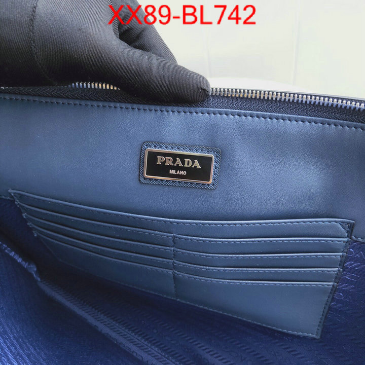 Prada Bags(TOP)-Clutch-,ID: BL742,$:89USD