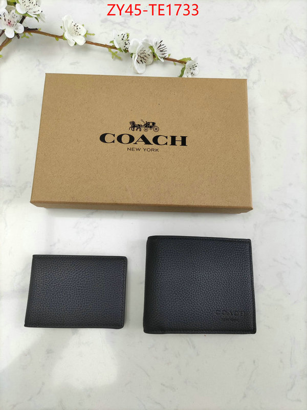Coach Bags(4A)-Wallet,7 star replica ,ID: TE1733,$: 45USD