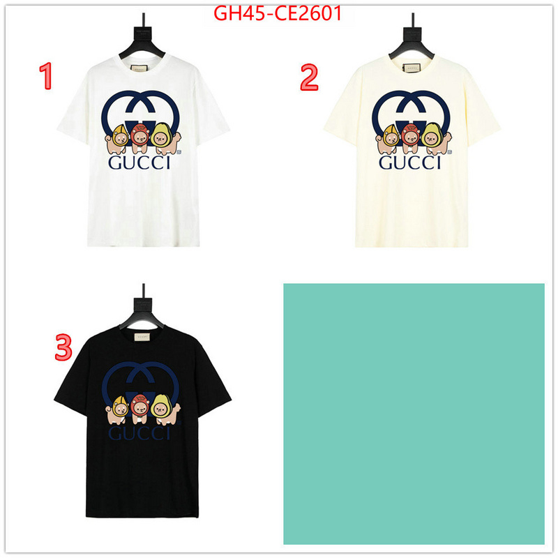 Clothing-Gucci,where to buy fakes , ID: CE2601,$: 45USD