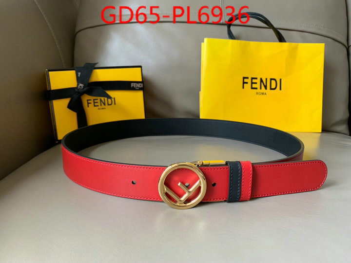 Belts-Fendi,replica 1:1 high quality , ID: PL6936,$: 65USD