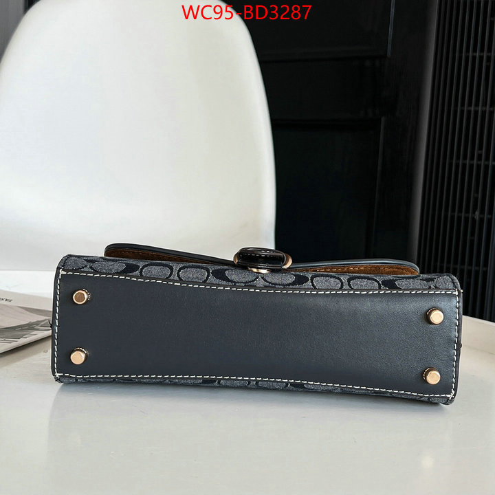 Coach Bags(4A)-Diagonal,1:1 replica wholesale ,ID: BD3287,$: 95USD