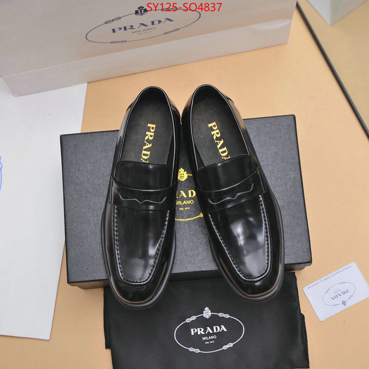 Men Shoes-Prada,designer 1:1 replica , ID: SO4837,$: 125USD