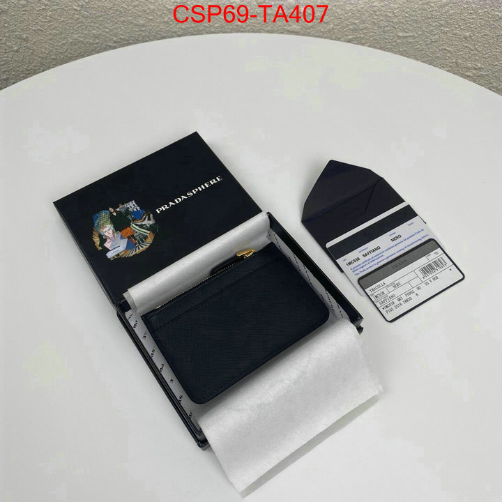 Prada Bags(TOP)-Wallet,ID:TA407,$: 69USD