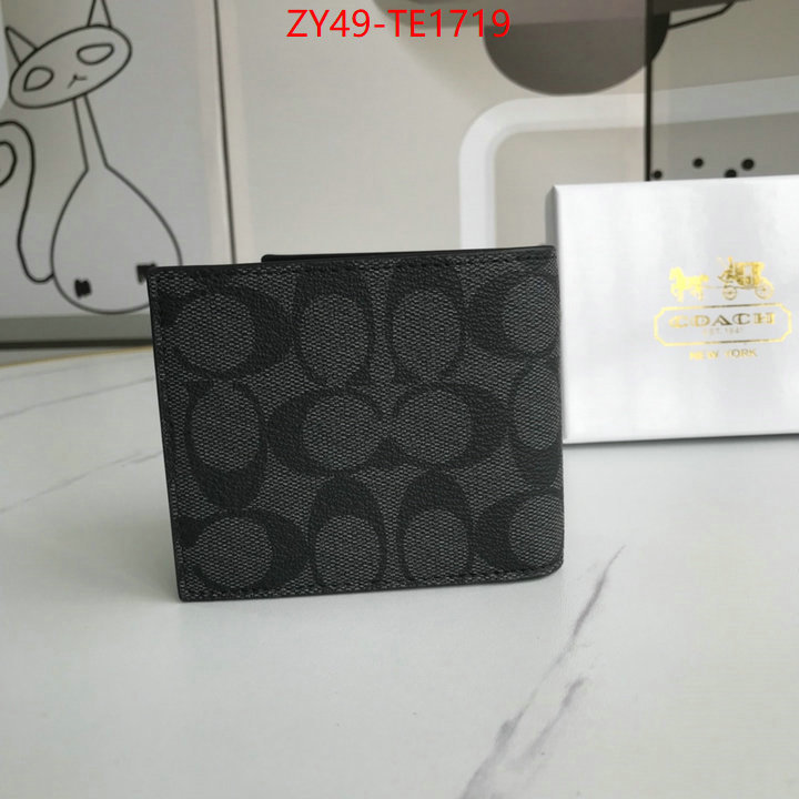 Coach Bags(4A)-Wallet,2023 luxury replicas ,ID: TE1719,$: 49USD