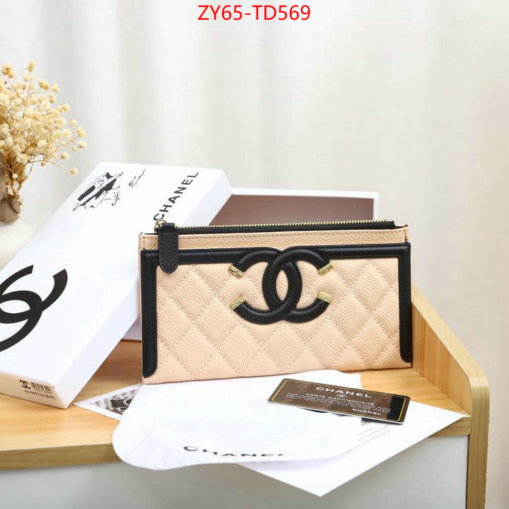 Chanel Bags(4A)-Wallet-,ID: TD569,$: 65USD