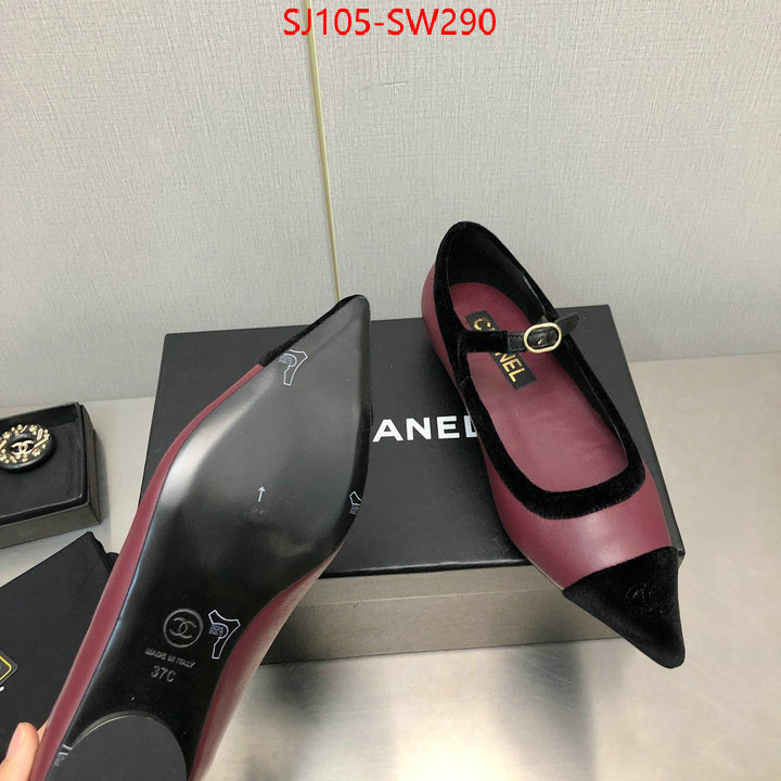 Women Shoes-Chanel,luxury fake , ID: SW290,$: 105USD