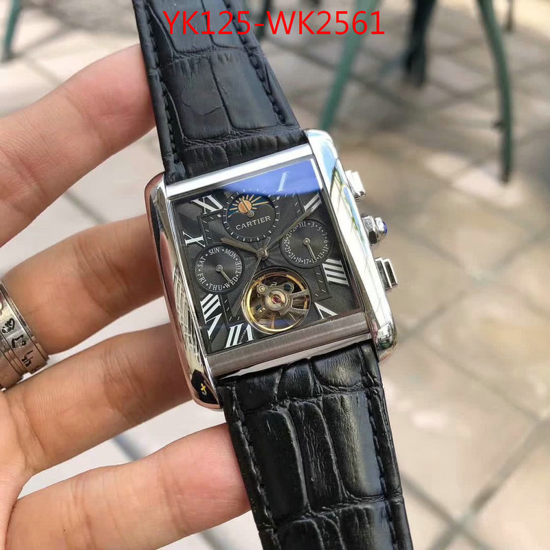 Watch(4A)-Cartier,first top ,ID: WK2561,$:125USD