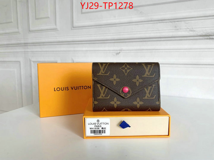 LV Bags(4A)-Wallet,ID: TP1278,$: 29USD