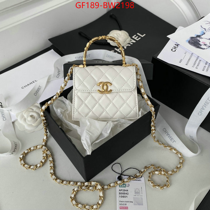 Chanel Bags(TOP)-Diagonal-,ID: BW2198,$: 189USD