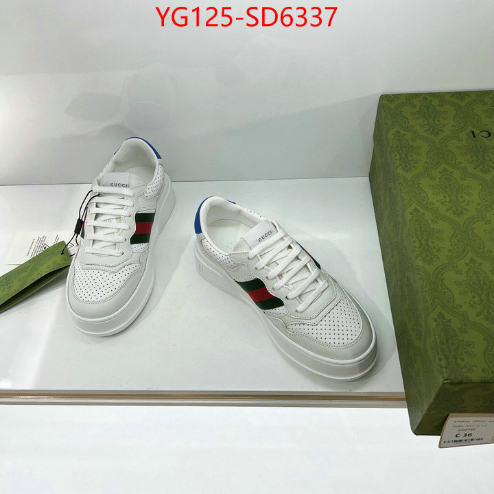 Women Shoes-Gucci,highest quality replica , ID: SD6337,$: 125USD