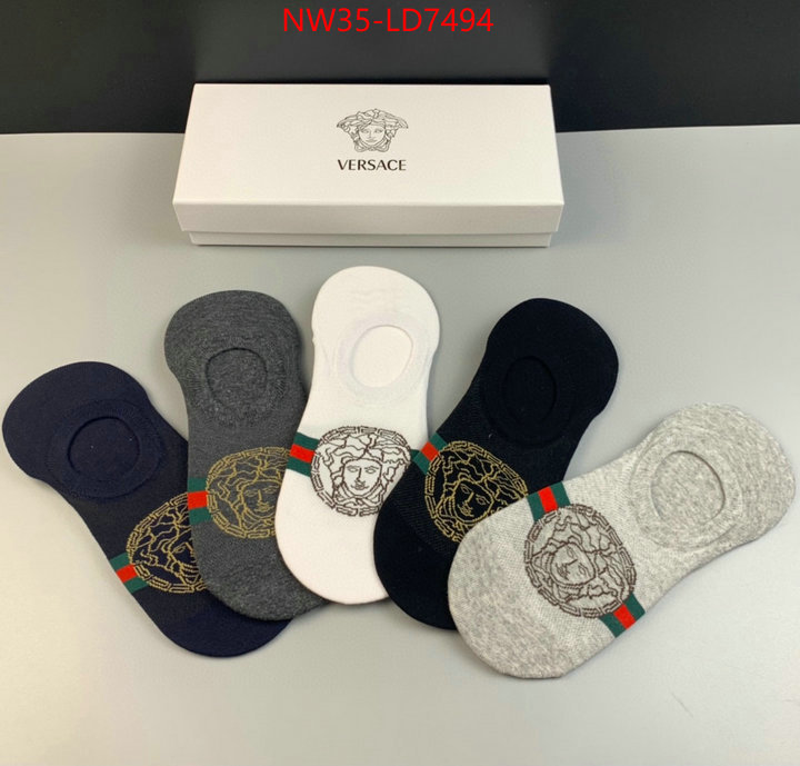 Sock-Versace,high quality replica designer , ID: LD7494,$: 35USD