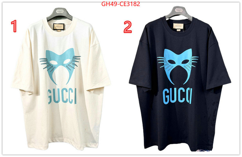 Clothing-Gucci,good quality replica , ID: CE3182,$: 49USD