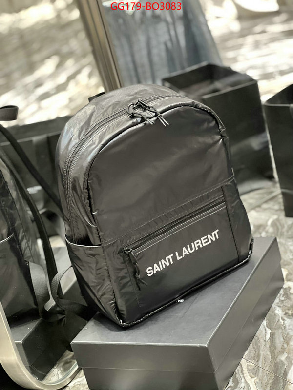 YSL Bag(TOP)-Backpack-,ID: BO3083,$: 179USD