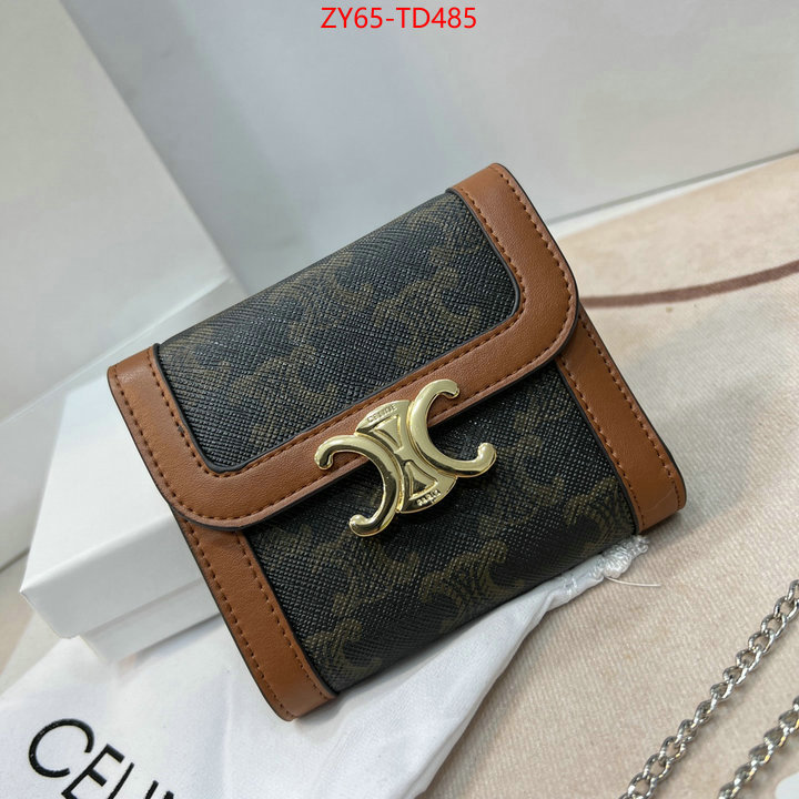 CELINE Bags(4A)-Wallet,luxury cheap replica ,ID: TD485,$: 65USD